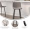 Flash Furniture 24" Gray LeatherSoft Counter Stools, PK 2 CH-212069-24-GY-GG - alternate 8